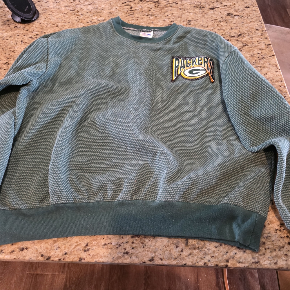 Vintage Green Bay Packers Green Sweater